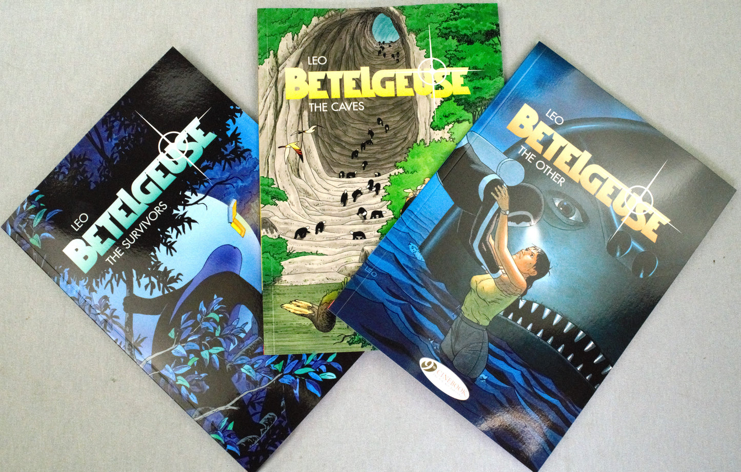 Leo Betelgeuse Volumes 1-3 Comic Books: Cinebook UK Paperback Editions FULL SET