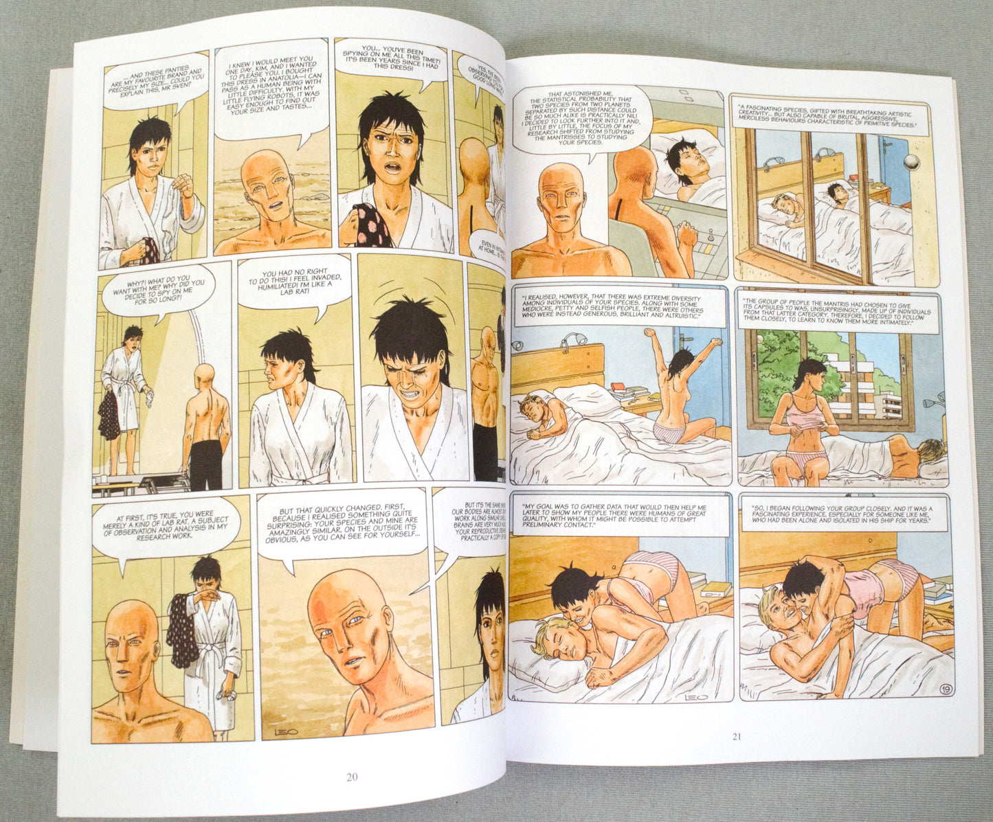 Leo Betelgeuse Volume 2: "The Caves" Cinebook Paperback UK Comic Book by Leo