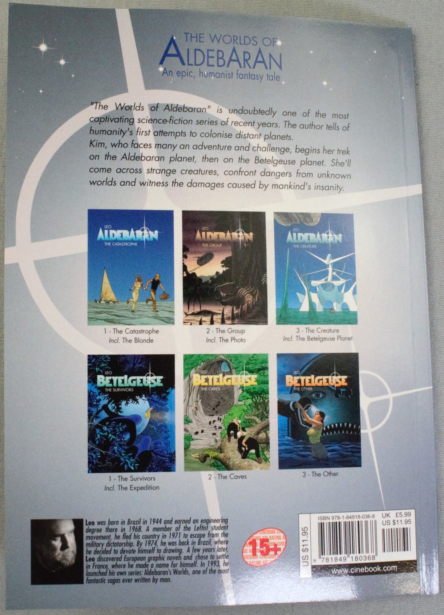 Leo Betelgeuse Volume 2: "The Caves" Cinebook Paperback UK Comic Book by Leo