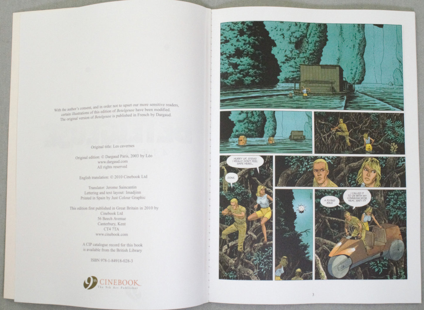 Leo Betelgeuse Volume 3: "The Other" Cinebook Paperback UK Comic Book by Leo