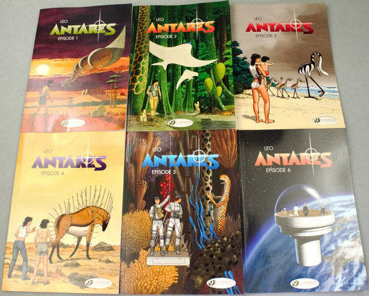 Leo Antares Episodes 1-6 Comic Books: Cinebook UK Paperback Editions FULL SET