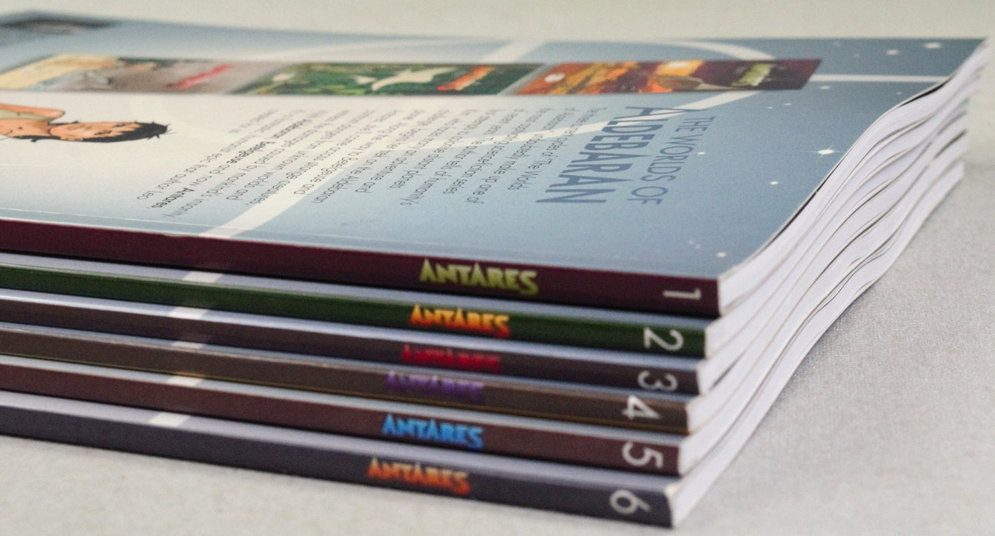 Leo Antares Episodes 1-6 Comic Books: Cinebook UK Paperback Editions FULL SET