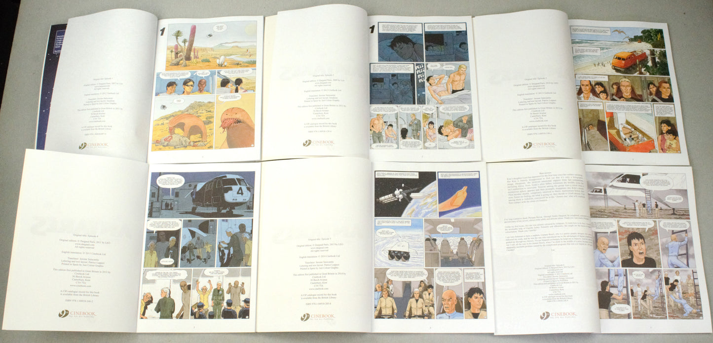 Leo Antares Episodes 1-6 Comic Books: Cinebook UK Paperback Editions FULL SET