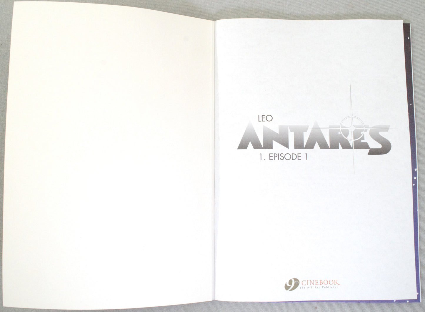 Leo Antares Episode 1: Cinebook Paperback UK Comic Book by Leo