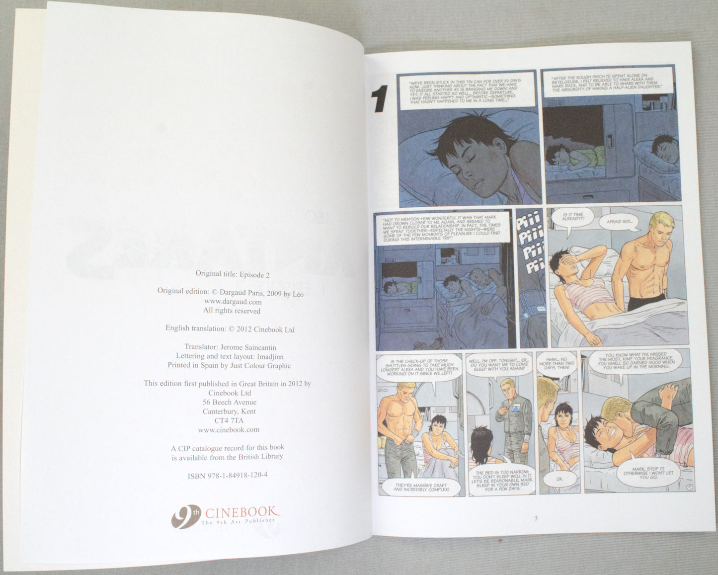 Leo Antares Episode 2: Cinebook Paperback UK Comic Book by Leo