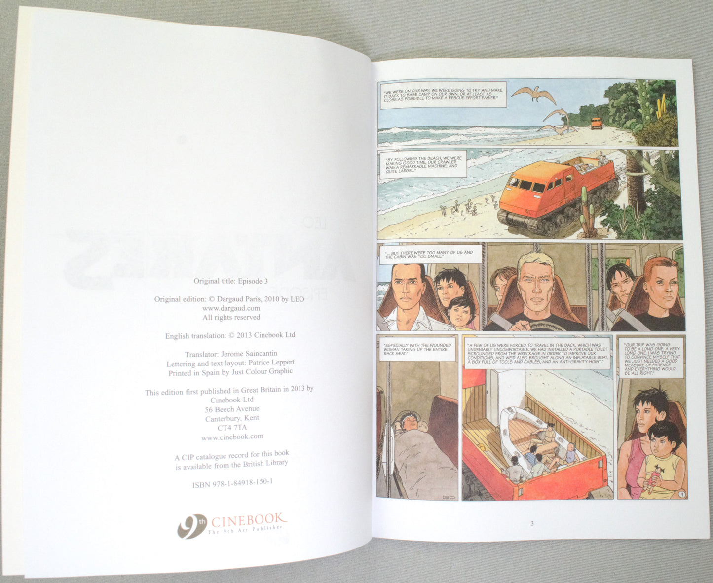 Leo Antares Episode 3: Cinebook Paperback UK Comic Book by Leo
