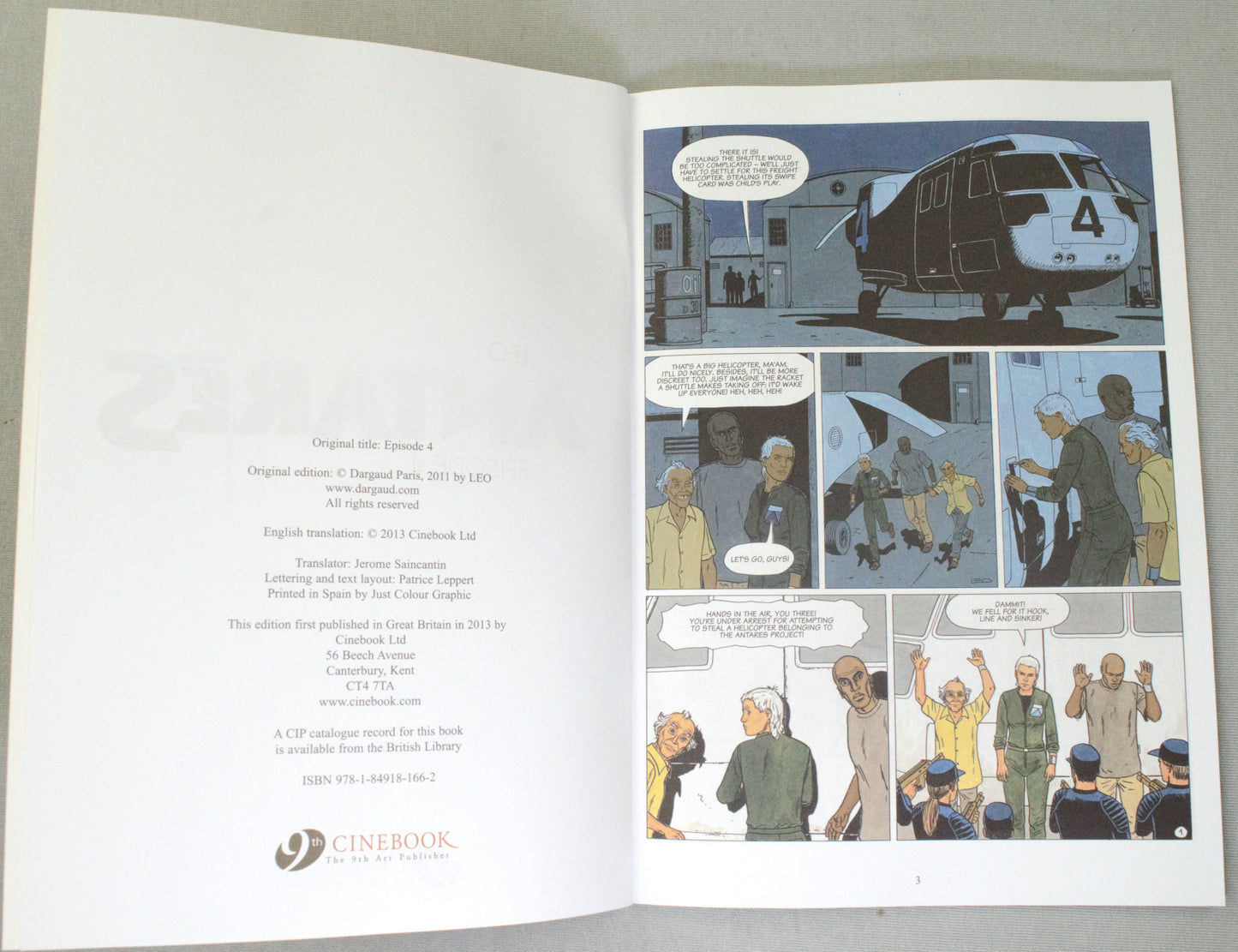 Leo Antares Episode 4: Cinebook Paperback UK Comic Book by Leo