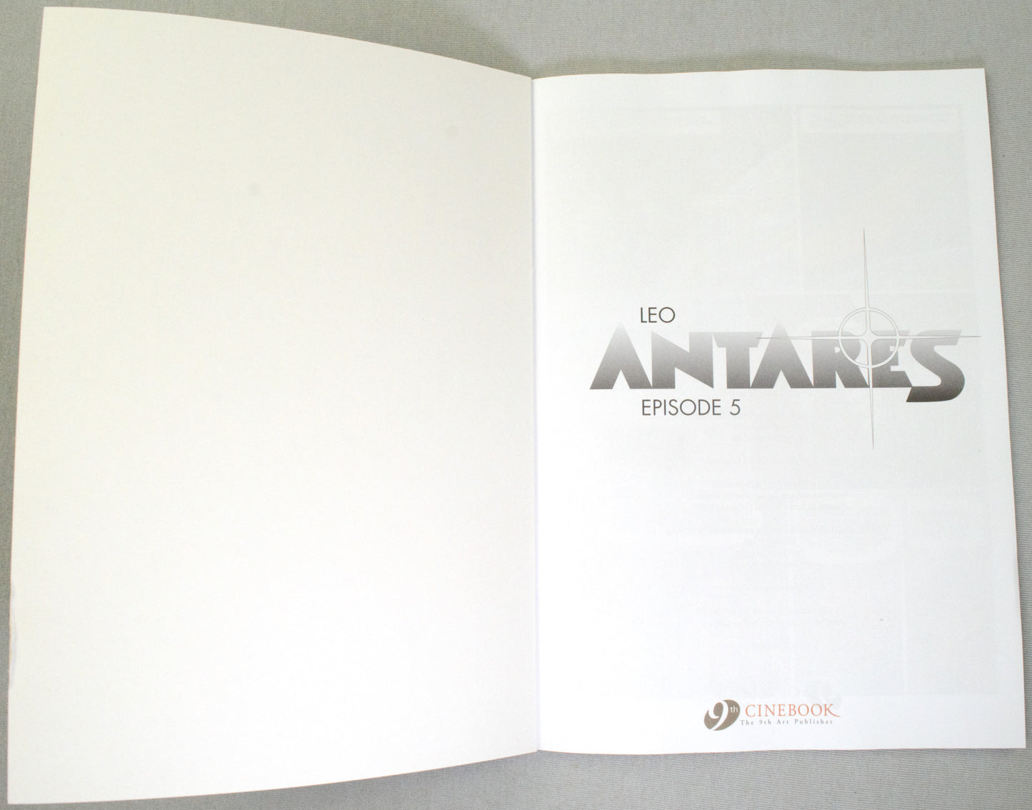 Leo Antares Episode 5: Cinebook Paperback UK Comic Book by Leo