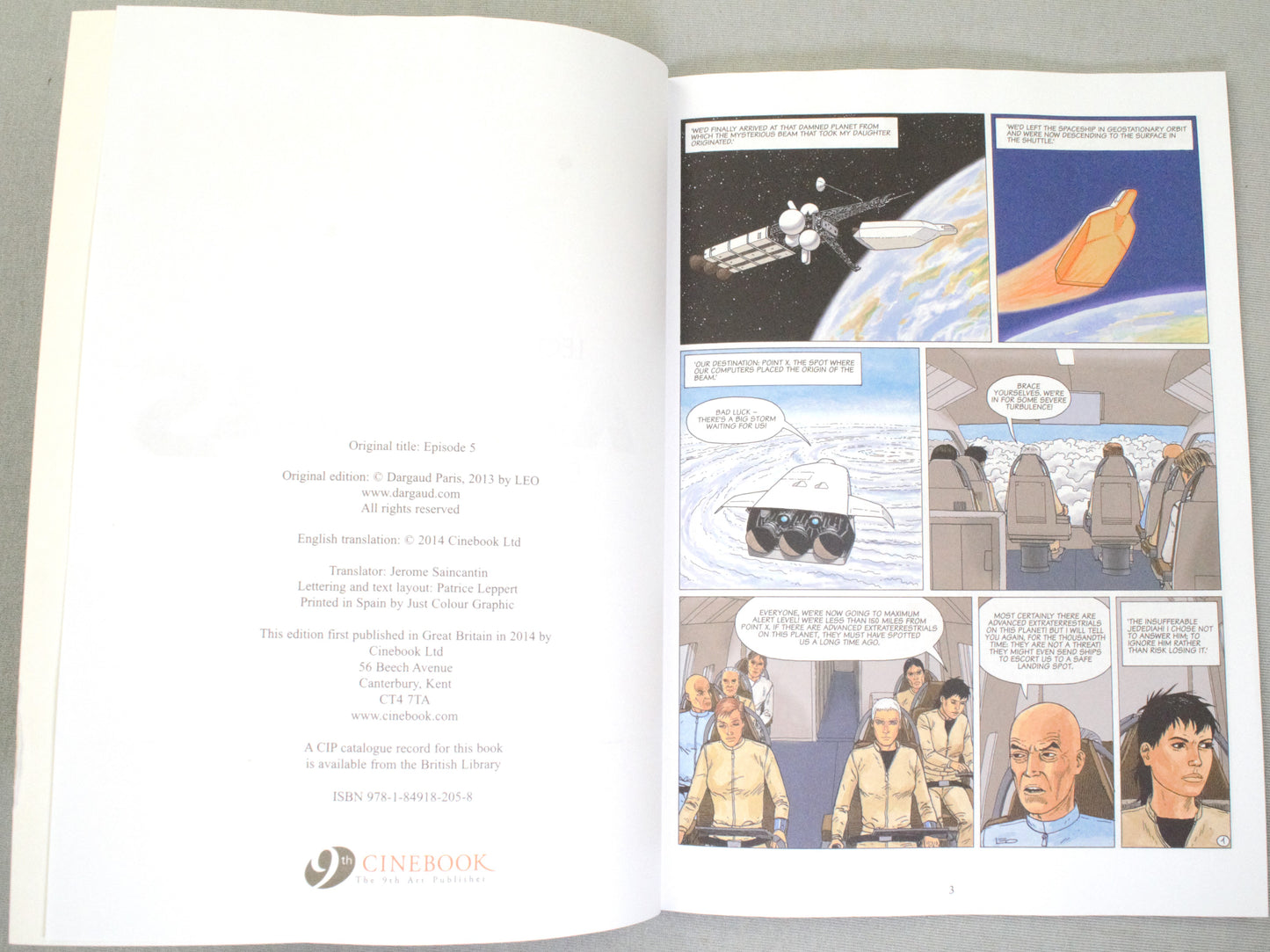 Leo Antares Episode 5: Cinebook Paperback UK Comic Book by Leo