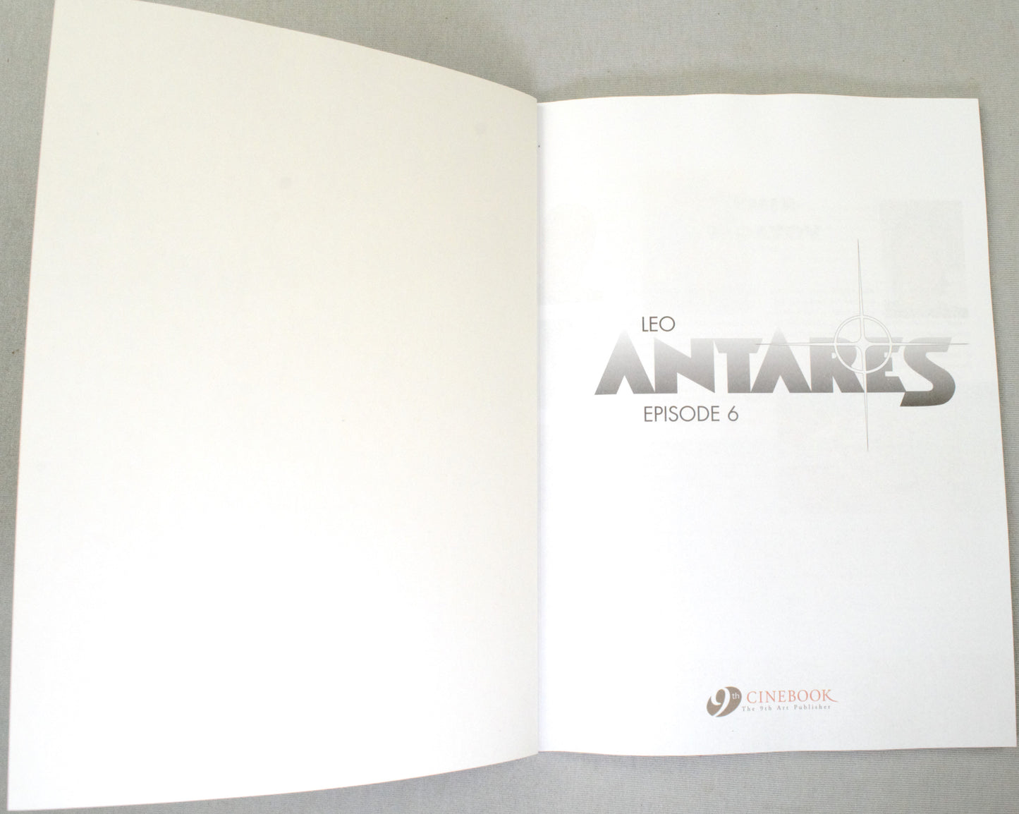 Leo Antares Episode 6: Cinebook Paperback UK Comic Book by Leo