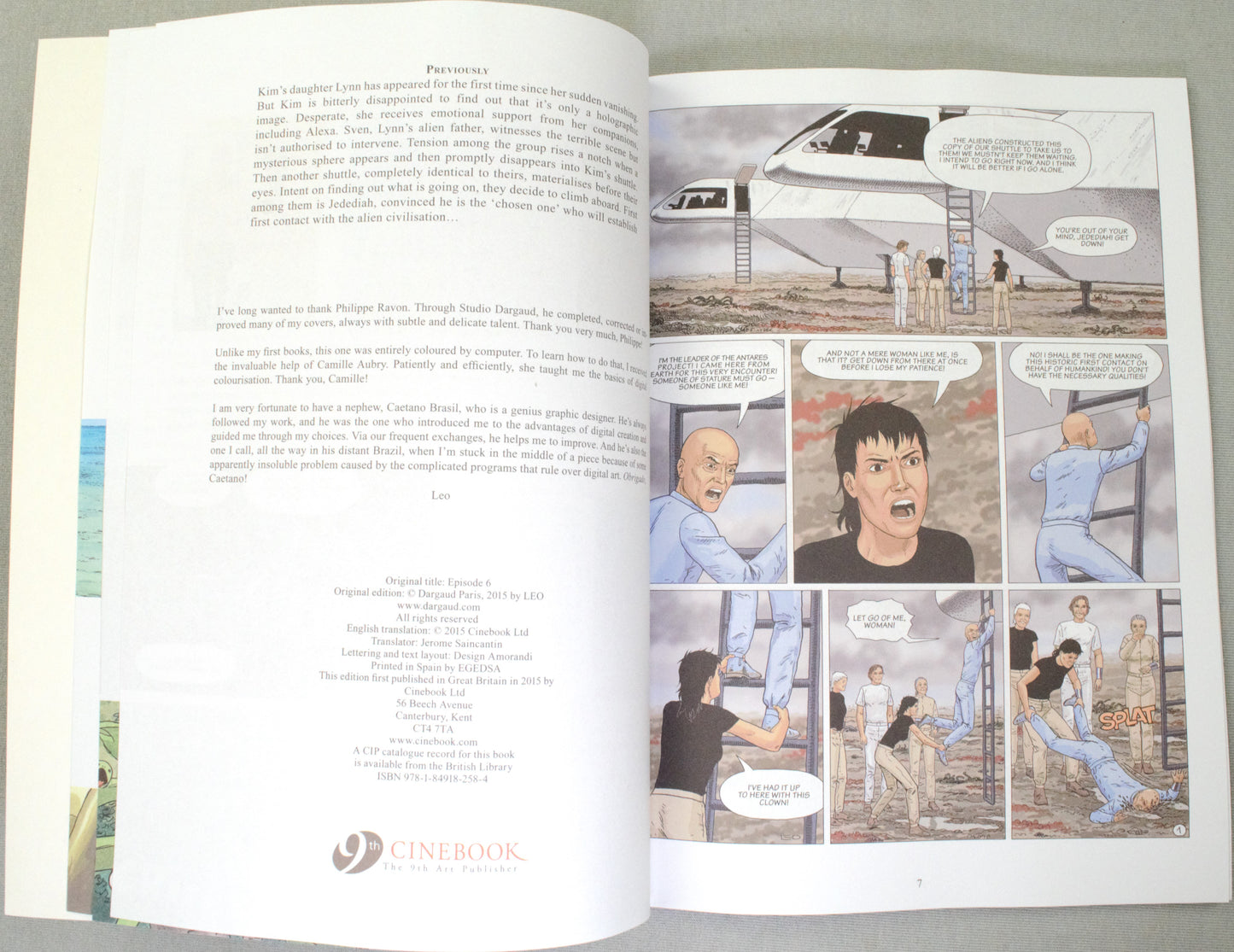 Leo Antares Episode 6: Cinebook Paperback UK Comic Book by Leo