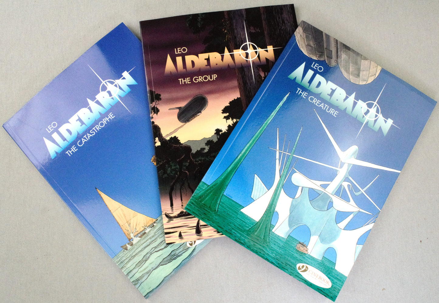 Leo Aldebaran Volumes 1-3: Cinebook Paperback UK Comic Books by Leo FULL SET