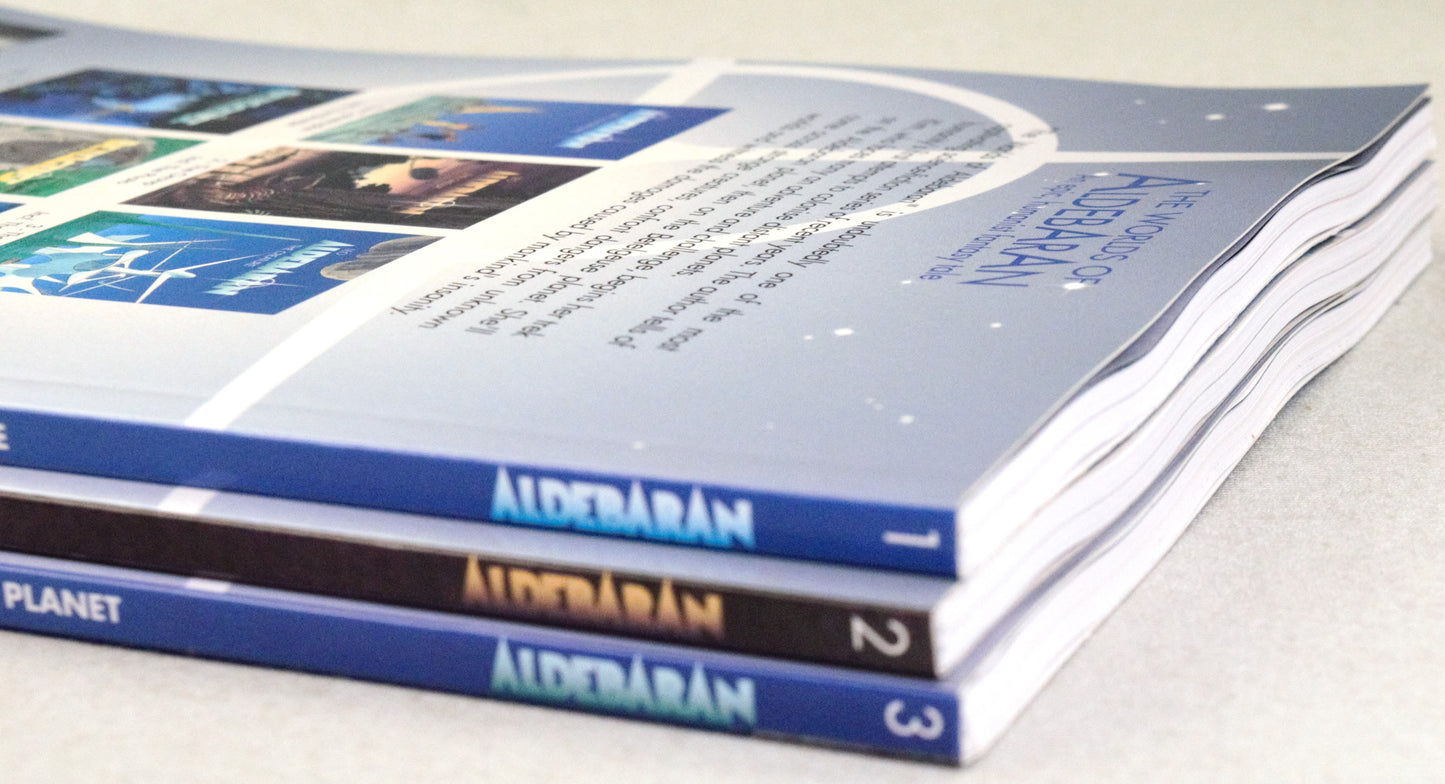 Leo Aldebaran Volumes 1-3: Cinebook Paperback UK Comic Books by Leo FULL SET