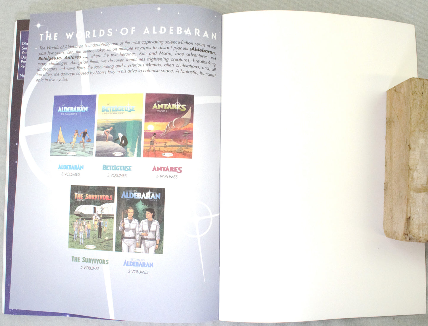 Leo Aldebaran Volume 1: "The Catastrophe" Cinebook Paperback UK Comic Book by Leo