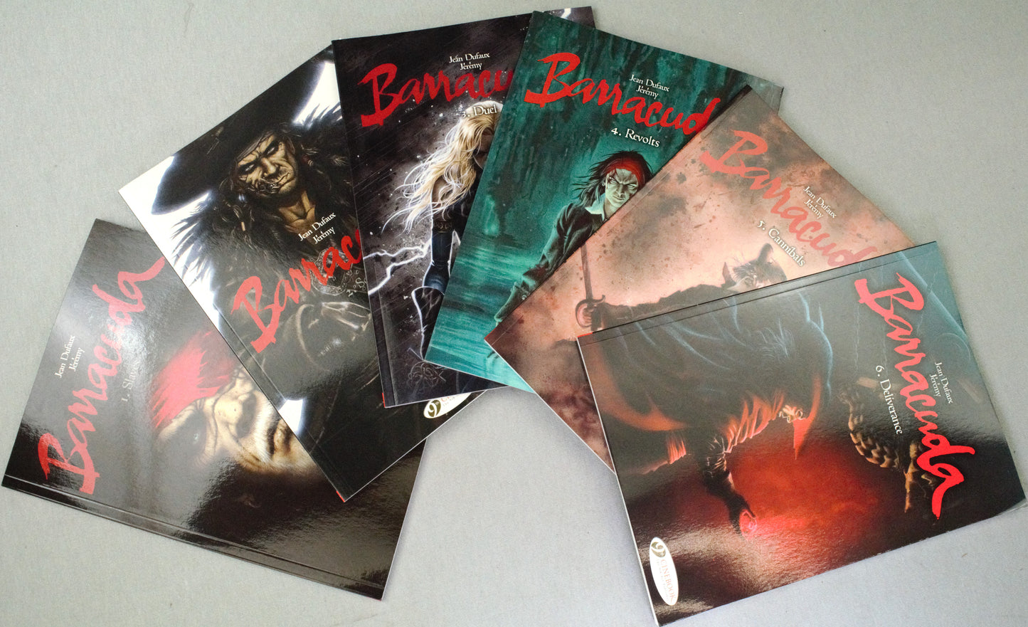 Barracuda Volumes 1-6: Cinebook Paperback UK Comic Books by Dufaux/Jérémy FULL SET