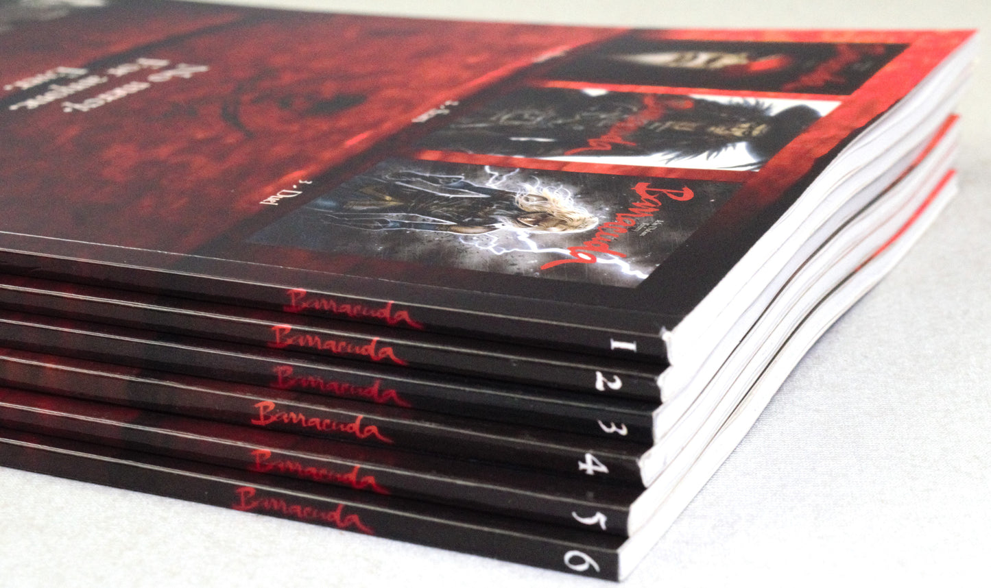 Barracuda Volumes 1-6: Cinebook Paperback UK Comic Books by Dufaux/Jérémy FULL SET
