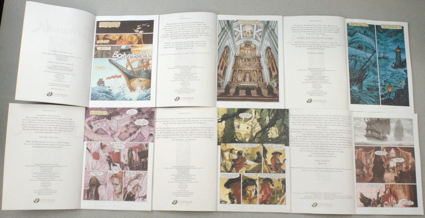 Barracuda Volumes 1-6: Cinebook Paperback UK Comic Books by Dufaux/Jérémy FULL SET