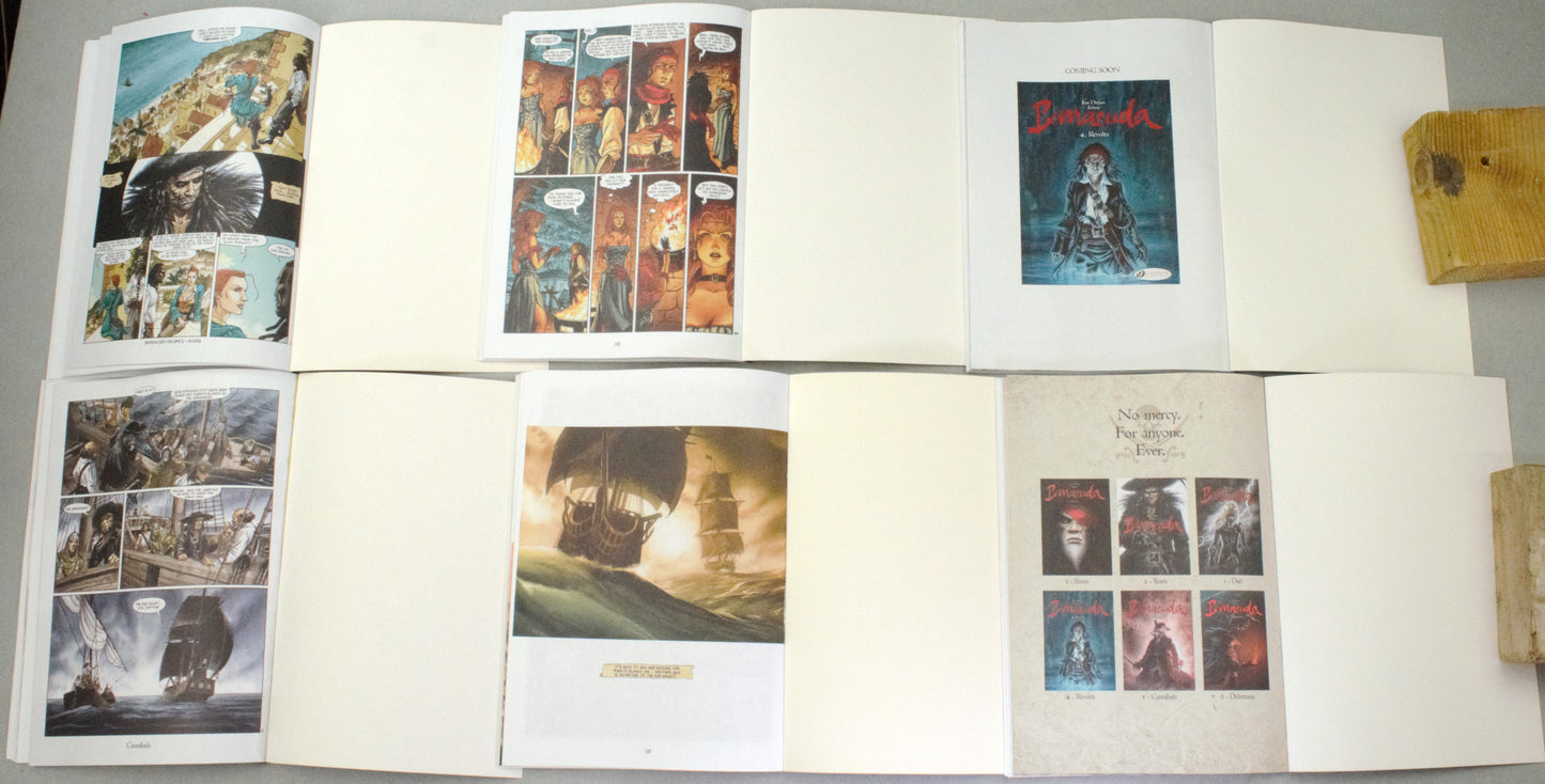 Barracuda Volumes 1-6: Cinebook Paperback UK Comic Books by Dufaux/Jérémy FULL SET