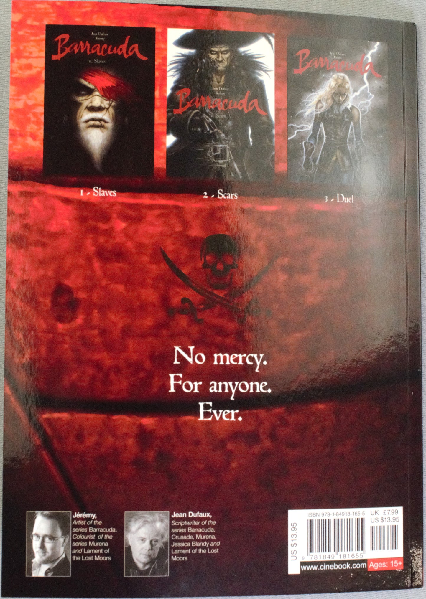 Barracuda Volume 1: "Slaves" Cinebook Paperback UK Comic Book by Dufaux/Jérémy