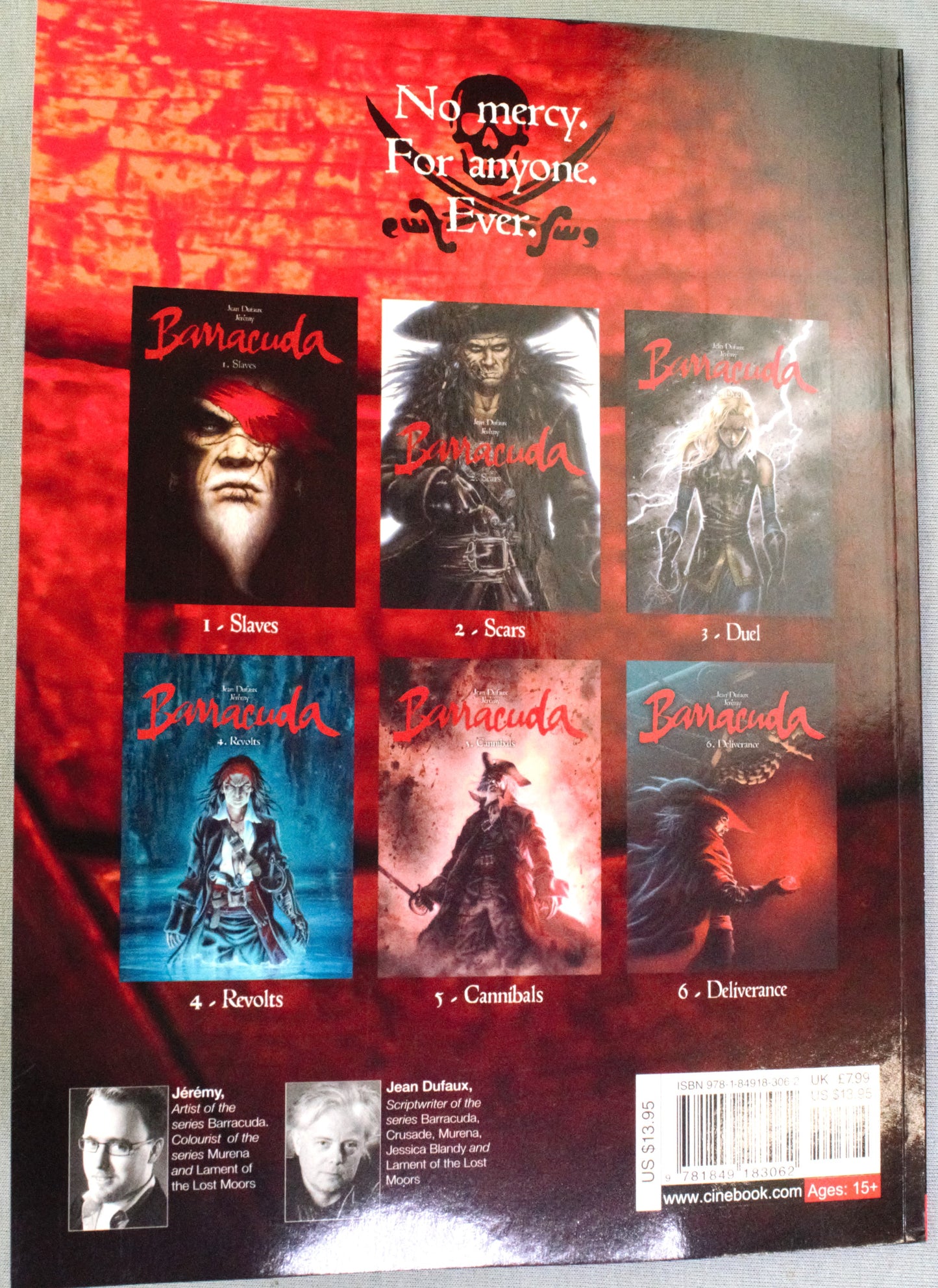 Barracuda Volume 5: "Cannibals" Cinebook Paperback UK Comic Book by Dufaux/Jérémy