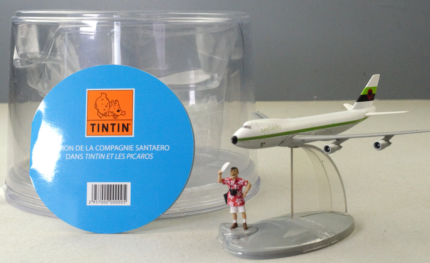 Moulinsart Tintin Plane 29570 Santaero Company Plane: Les Picaros Model Avion #50