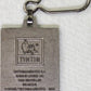 Moulinsart Tintin Title Cover Keyring 42526 -  Le Lotus Bleu Colourised Metal