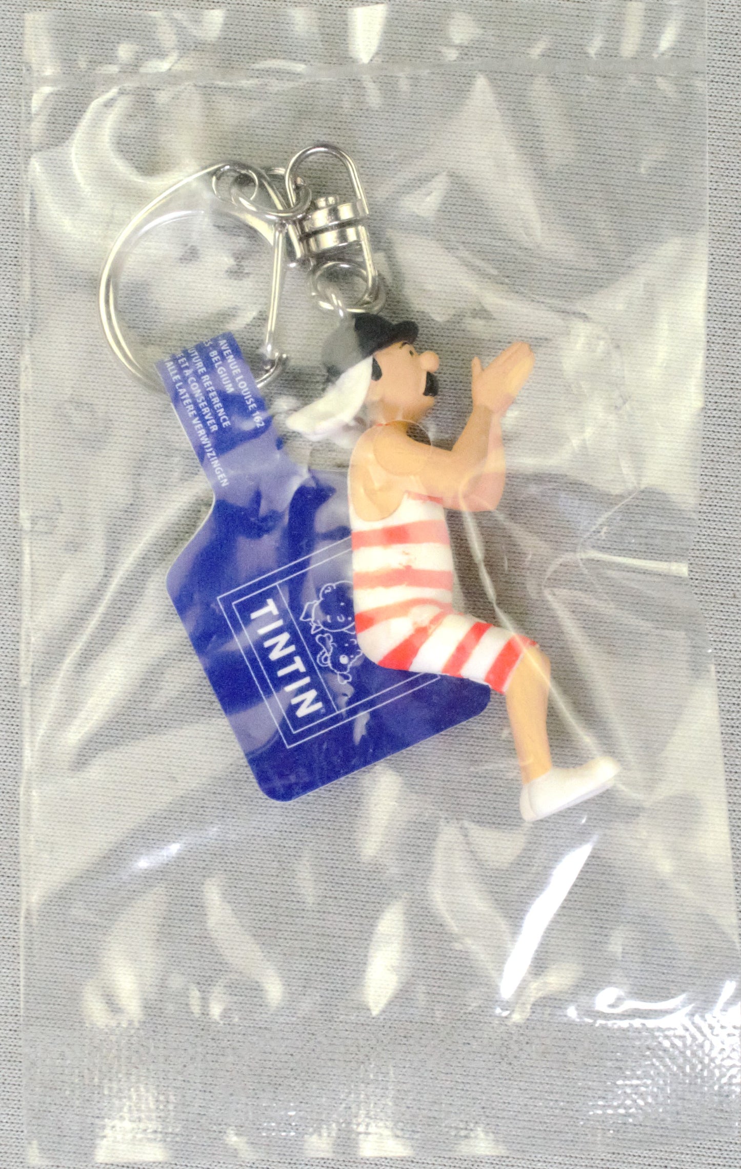 Moulinsart Toy Keyring: Thomson Diving 42467 Official Figure Key Ring