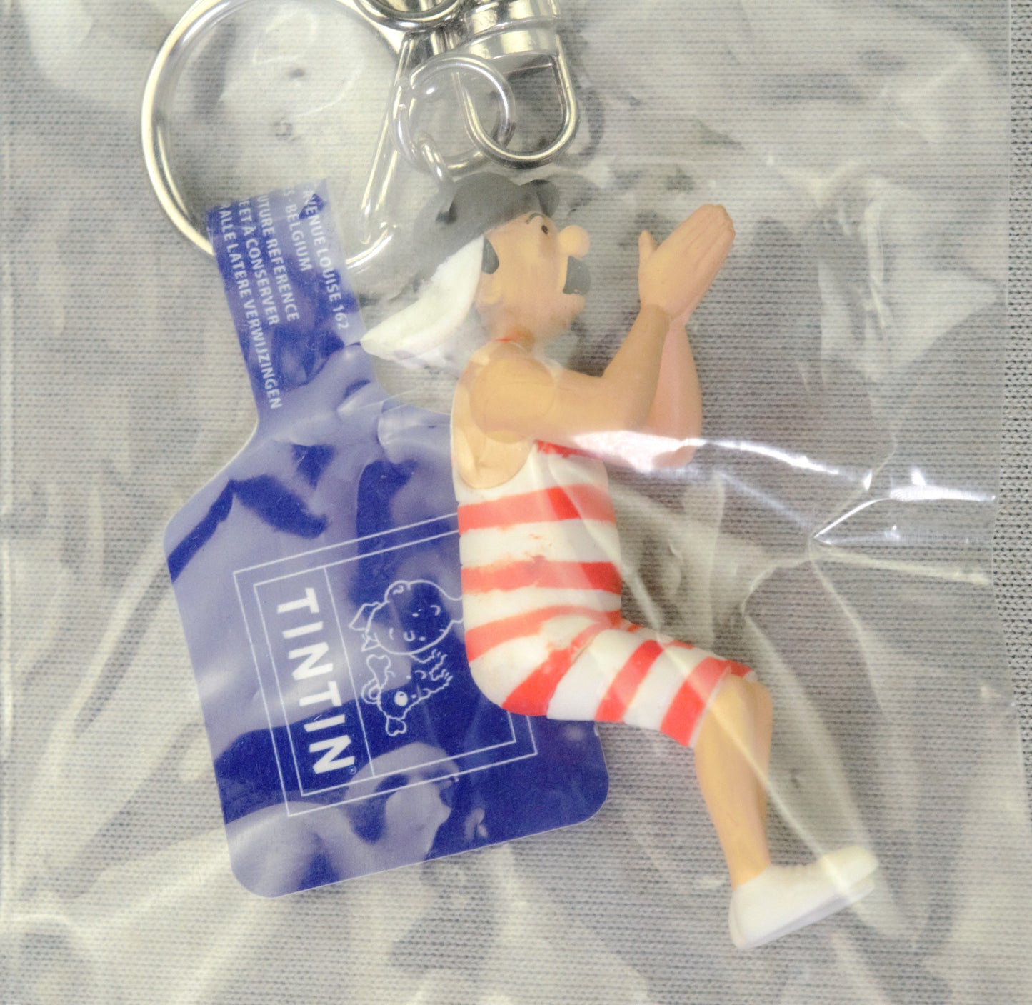 Moulinsart Toy Keyring: Thomson Diving 42467 Official Figure Key Ring