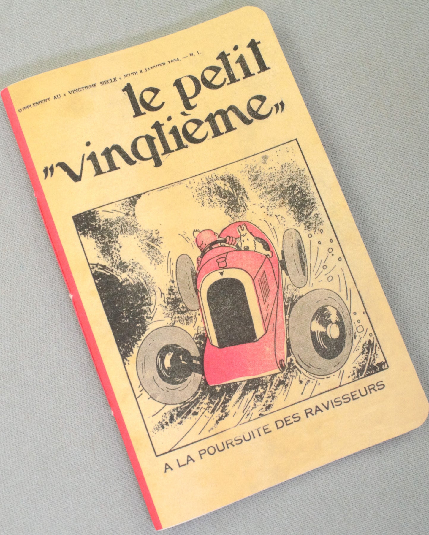 Le Petit Vingtieme Red Car: Moulinsart Tintin Notepads: A5