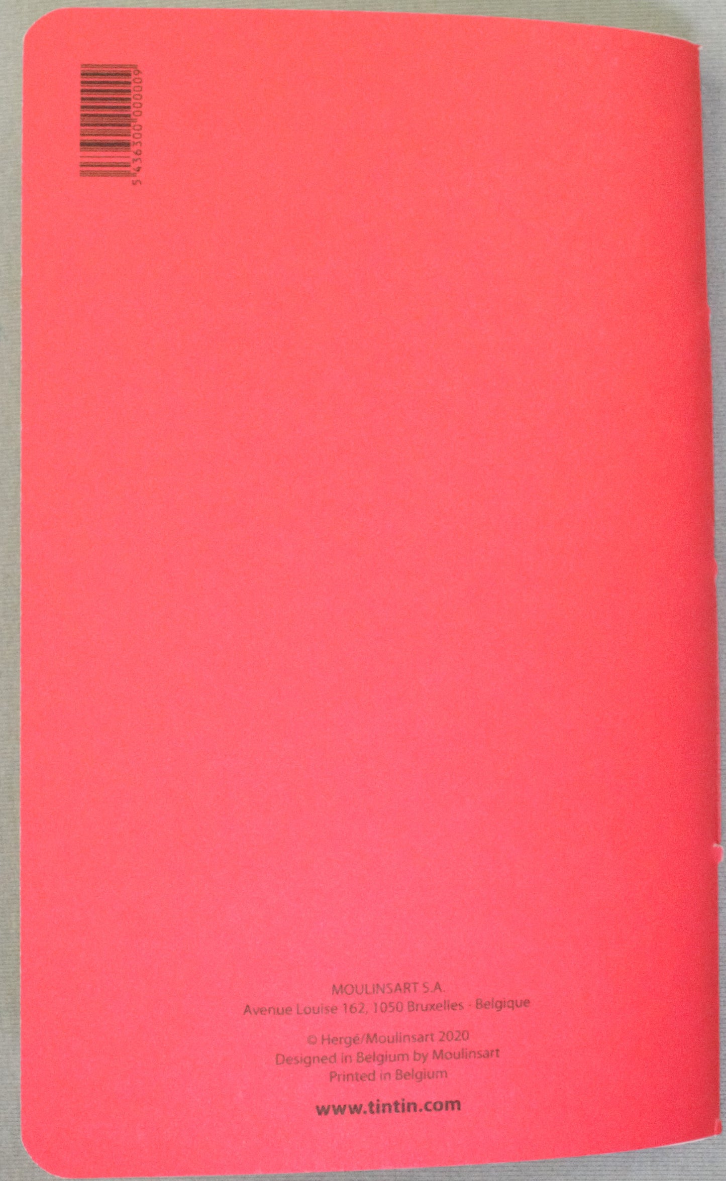 Le Petit Vingtieme Red Car: Moulinsart Tintin Notepads: A5