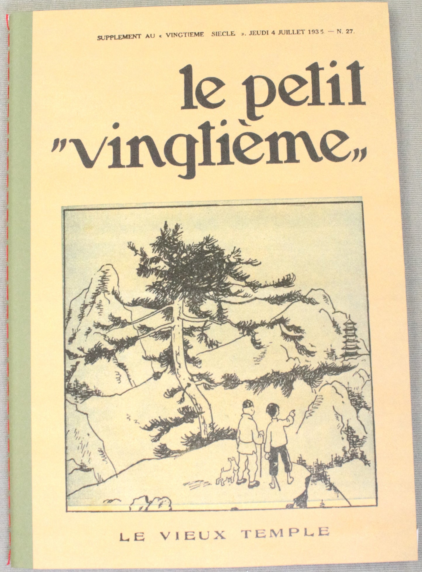 Le Petit Vingtieme Old Temple: Moulinsart Tintin Notepads: A5