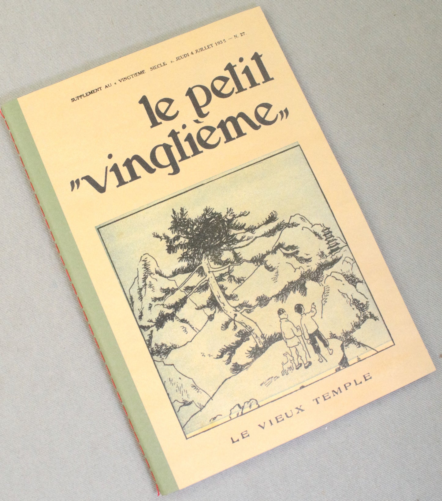 Le Petit Vingtieme Old Temple: Moulinsart Tintin Notepads: A5