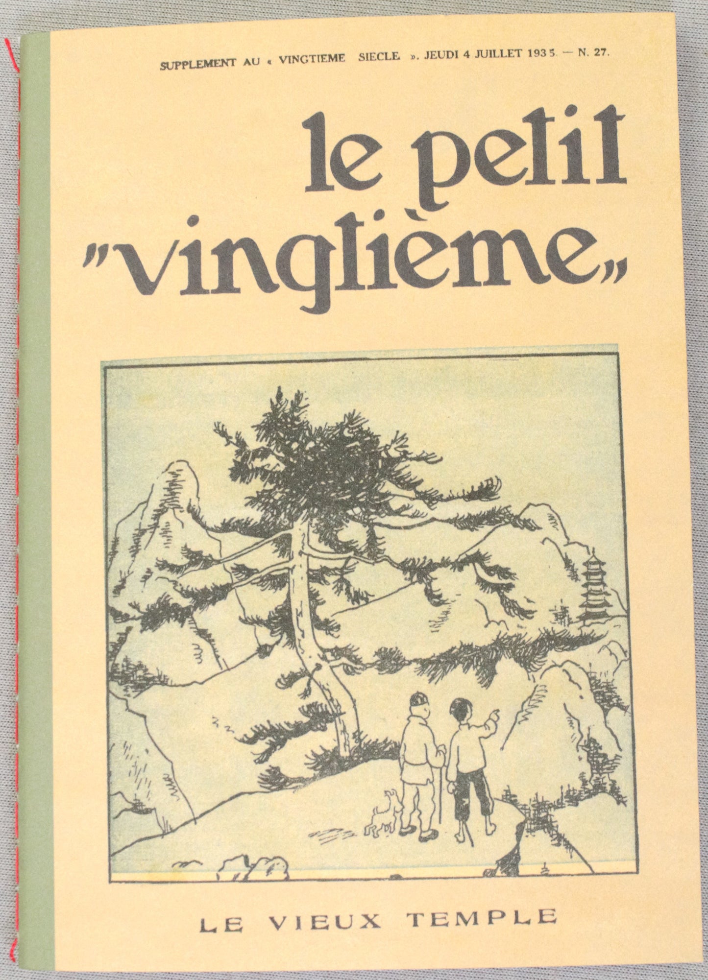 Le Petit Vingtieme Old Temple: Moulinsart Tintin Notepads: A6