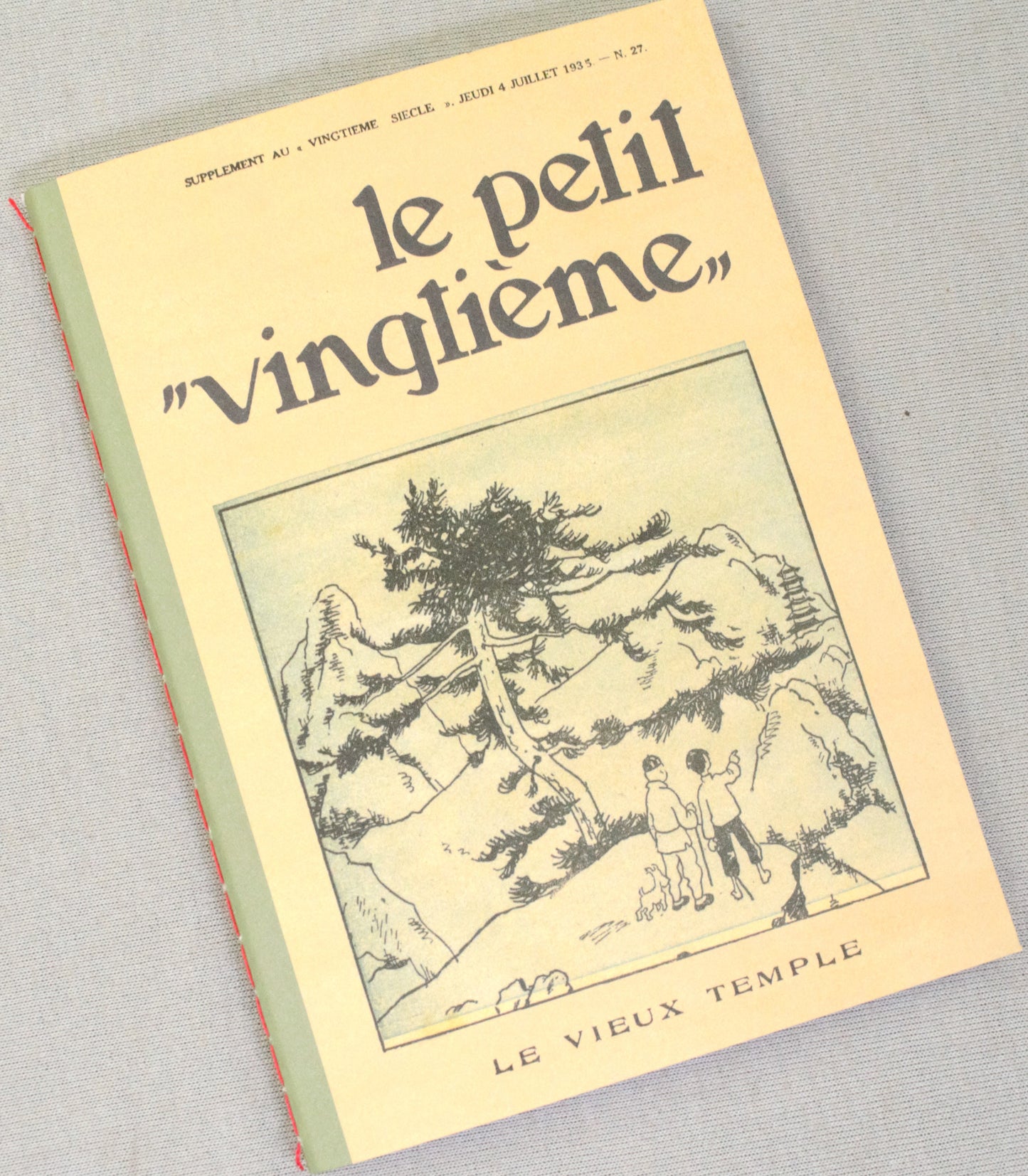 Le Petit Vingtieme Old Temple: Moulinsart Tintin Notepads: A6
