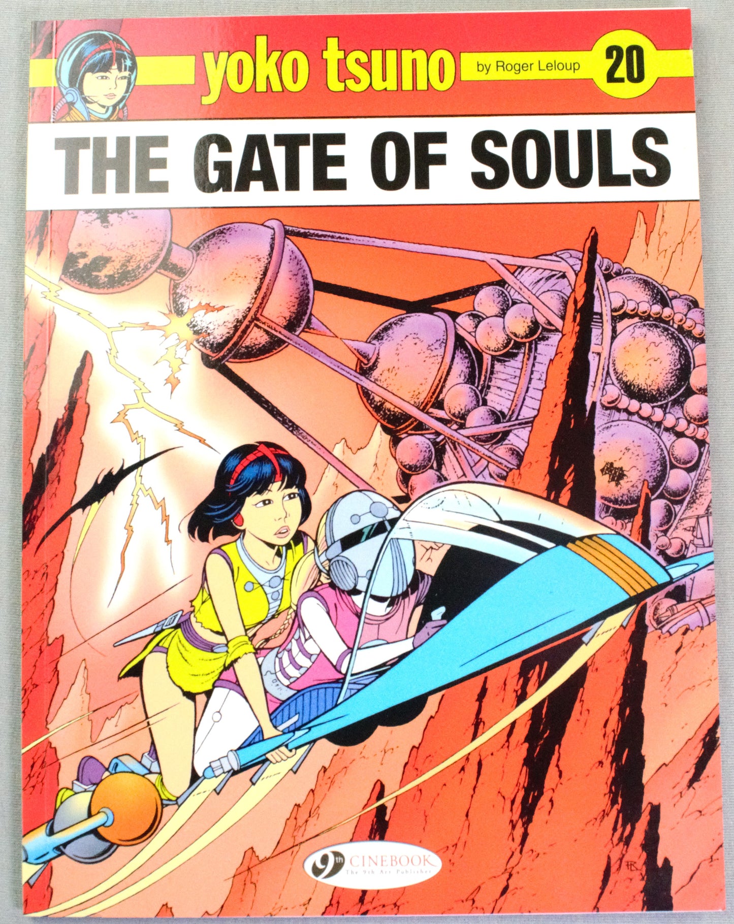 Yoko Tsuno Volume 20 - The Gate of Souls Cinebook Paperback Comic Book by R. Leloup (Copy)
