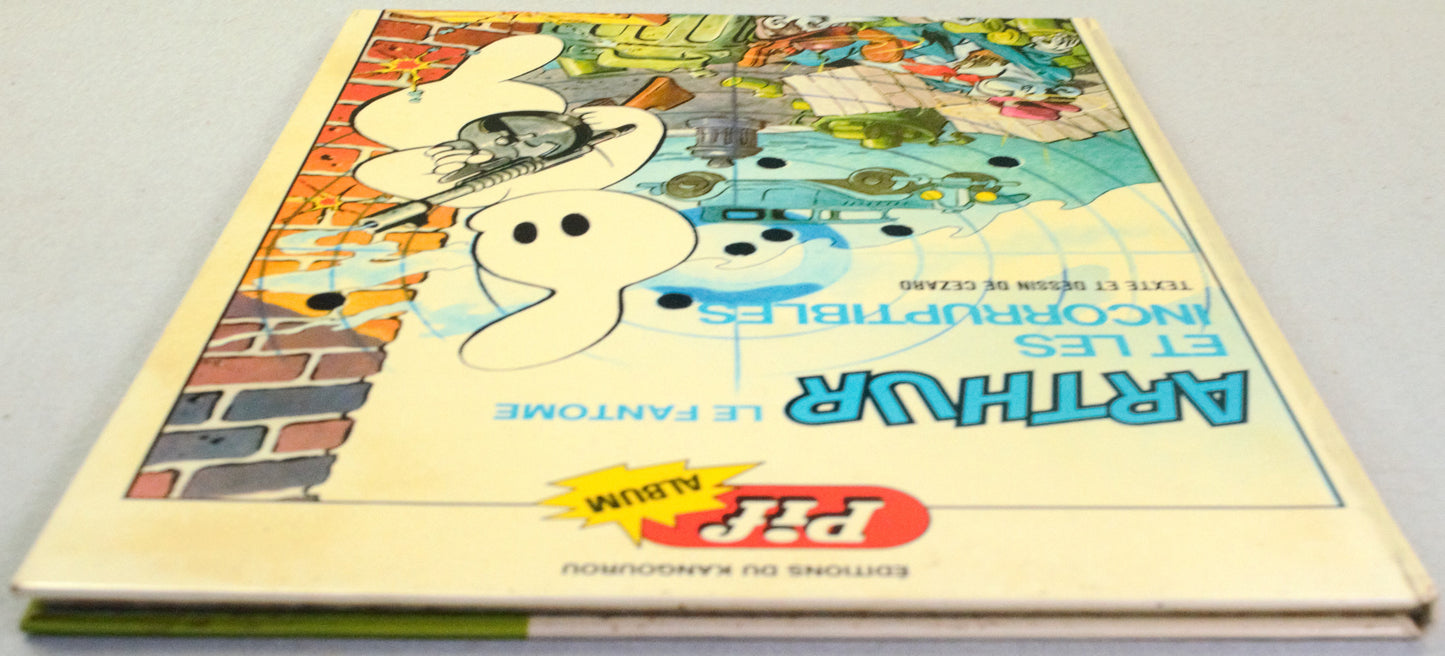 Arthur Le Fantome et Les Incorruptibles Comic Book - 1975 French Hardback 1st Edition Du Kangourou Cézard