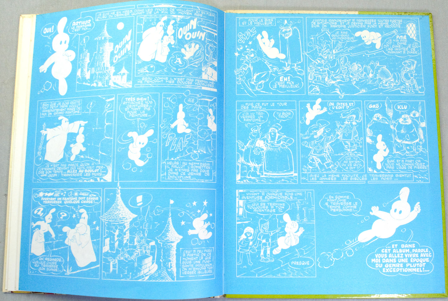 Arthur Le Fantome et Les Incorruptibles Comic Book - 1975 French Hardback 1st Edition Du Kangourou Cézard