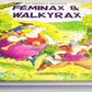 Parodie Feminax & Walkyrax Comic Book - Hardback Arboris 1994 French Edition