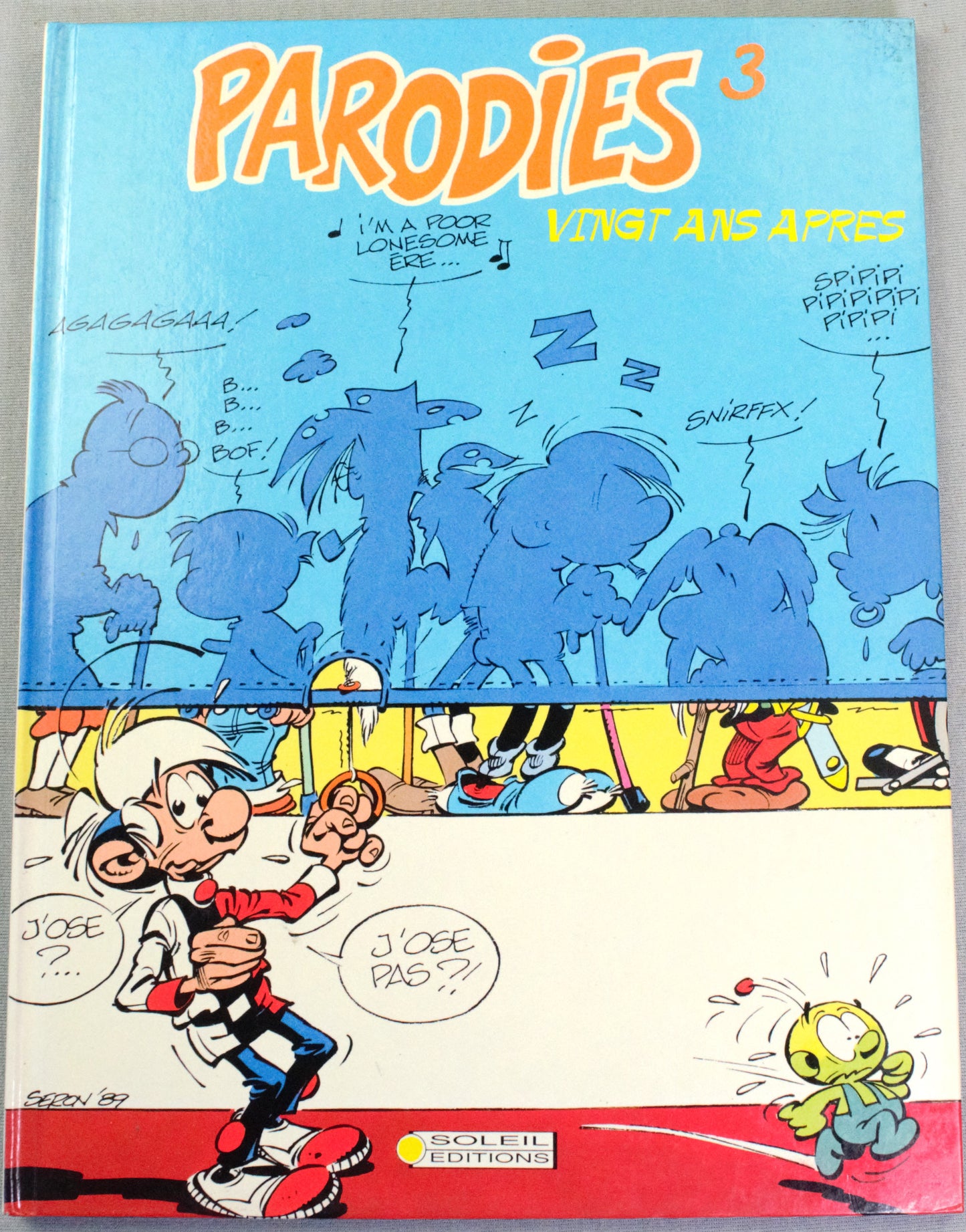 Parodies Vingt Ans Apres Comic Book - Hardback Soleil 1990 French Edition