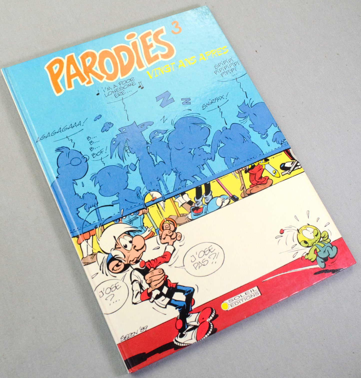 Parodies Vingt Ans Apres Comic Book - Hardback Soleil 1990 French Edition
