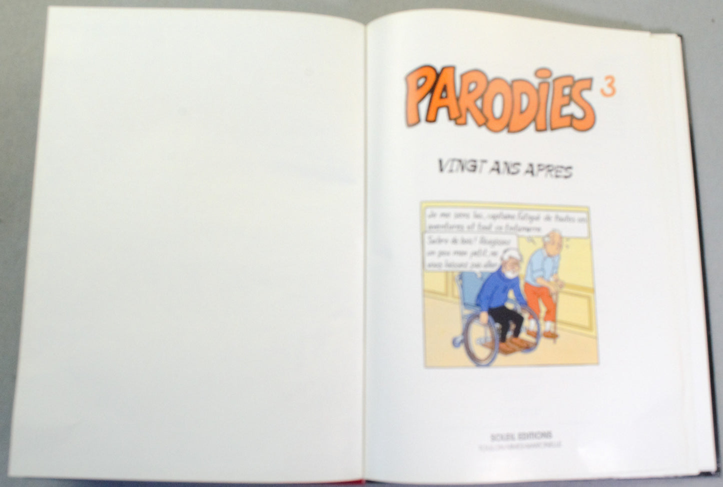 Parodies Vingt Ans Apres Comic Book - Hardback Soleil 1990 French Edition
