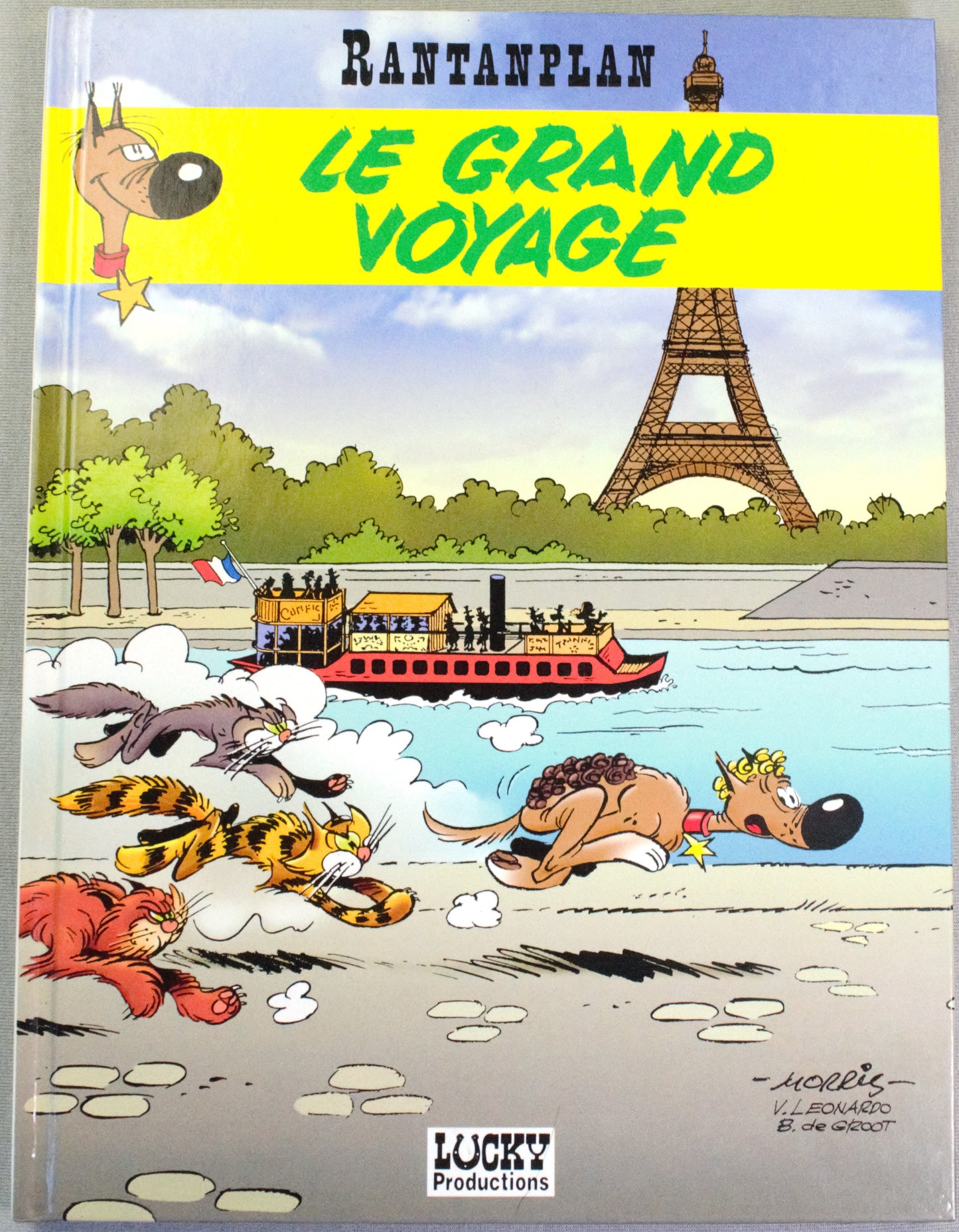 Lucky Luke Le Grand Voyage HB 1998 French 1st Edition Morris & Groot Rantanplan
