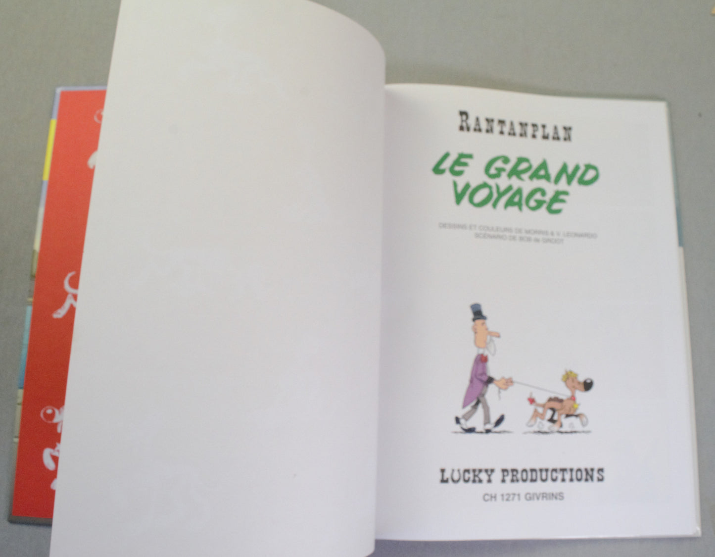 Lucky Luke Le Grand Voyage HB 1998 French 1st Edition Morris & Groot Rantanplan