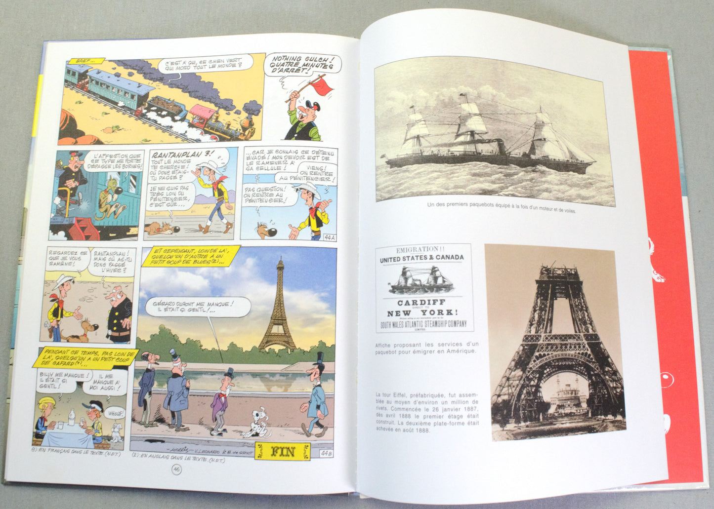 Lucky Luke Le Grand Voyage HB 1998 French 1st Edition Morris & Groot Rantanplan