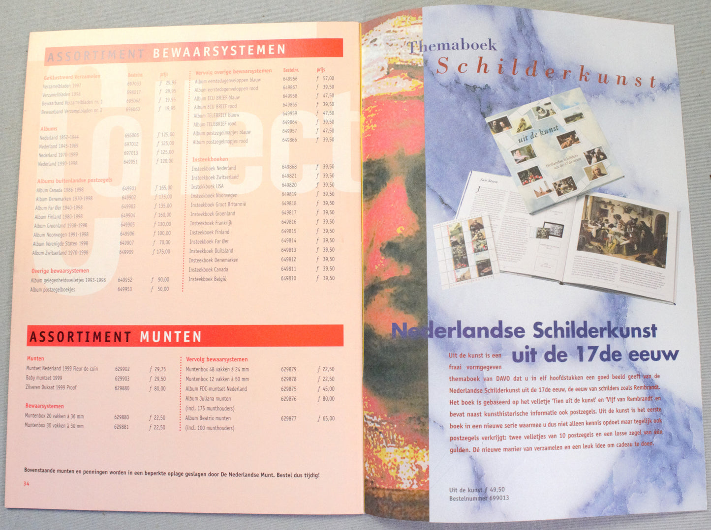 Collect 21 Van PPT Post Dutch Magazine Tintin Kuifje Jonge stripheld op de postzegel 1999 1st Edition EO