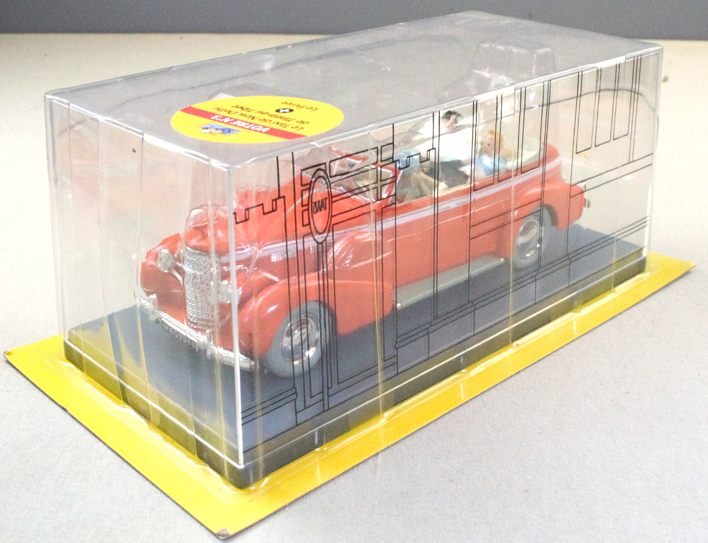 HACHETTE TINTIN 1/24 29903 New Delhi Taxi: Cadillac Fleetwood Model Car #3 Tibet