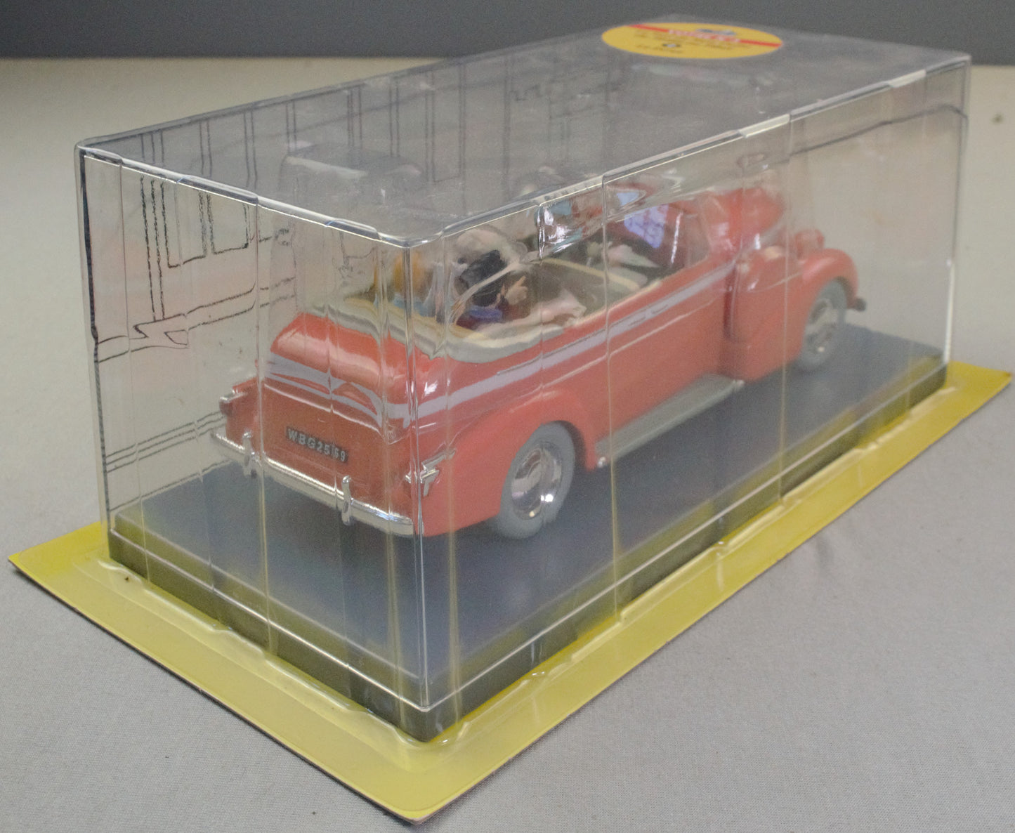 HACHETTE TINTIN 1/24 29903 New Delhi Taxi: Cadillac Fleetwood Model Car #3 Tibet
