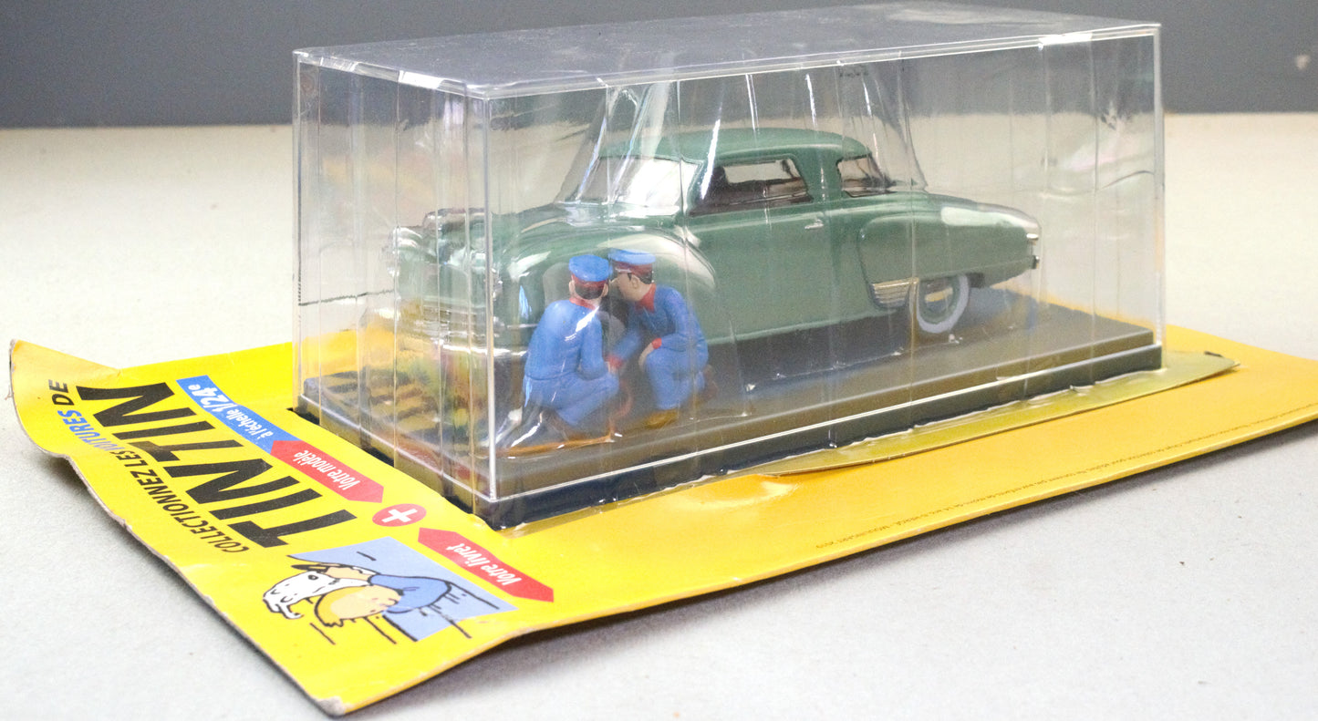 HACHETTE 1/24 Tintin Car #17 Studebaker Commander Land Black Gold Model Voiture