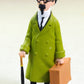 Moulinsart Model Figure Tintin -  Calculus and Briefcase 7cm 42446 ML Figurine 2009