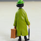 Moulinsart Model Figure Tintin -  Calculus and Briefcase 7cm 42446 ML Figurine 2009